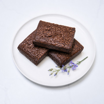 Set of 3 High Protein Flax Seeds Brownie (Gluten-Free)