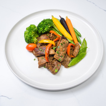 Extra Veggie Pepper Steak