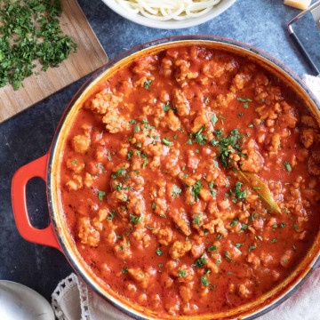 Tomato Basil Ground Chicken