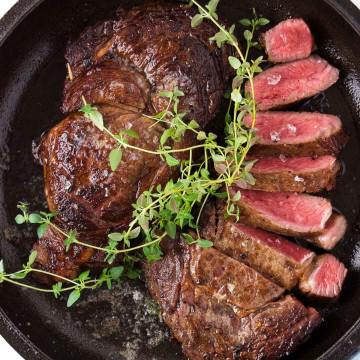 Grilled Rib Eye Steak - Medium (10 oz)